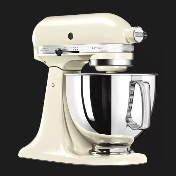 Планетарний міксер KitchenAid Artisan 4,8 л з відкидним блоком (Cream)