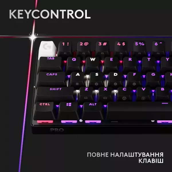 Клавіатура ігрова Logitech G PRO X 60 TKL GX Optical Tactile (Black) (UA)