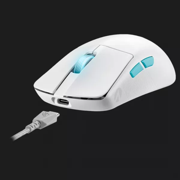 Миша ігрова ASUS ROG Harpe Ace Aim Lab Edition (White) (UA)