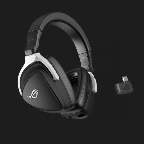 Ігрова гарнітура ASUS ROG Delta S Wireless (Black/White)