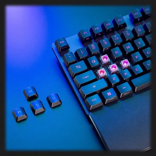 Клавіатура ігрова ASUS ROG Strix Scope II RX Red UKR ABS (UA)