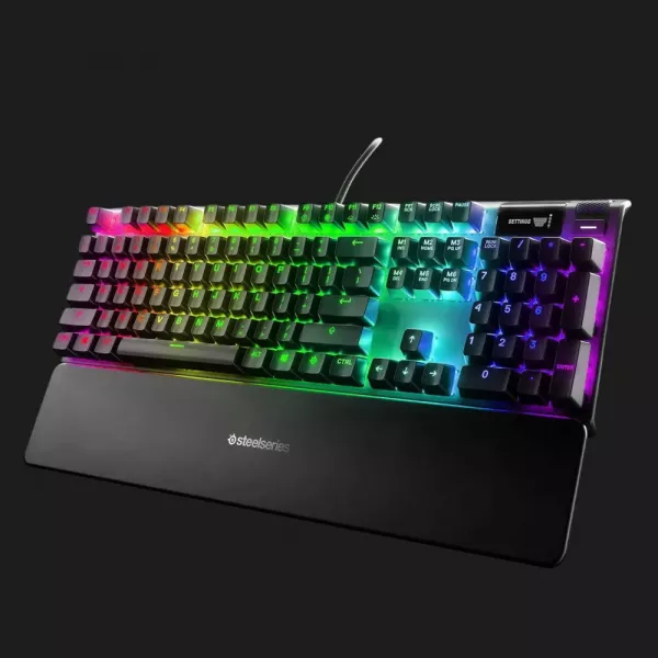 Ігрова клавіатура SteelSeries Apex 7 Blue Switch (Black) (UA)