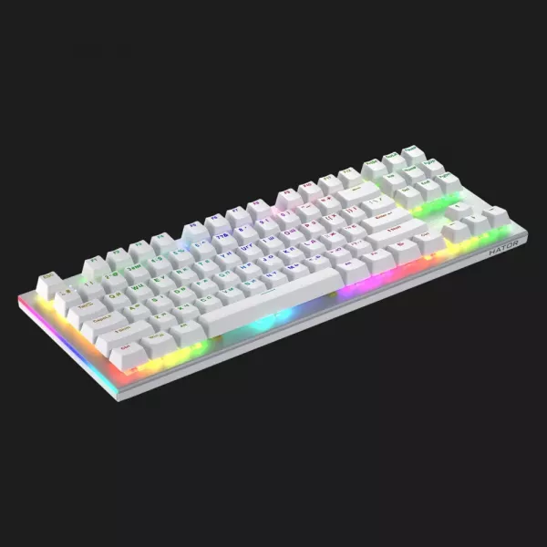 Клавіатура механічна Hator Gravity X TKL Orange (White) (HTK551UA) (UA)