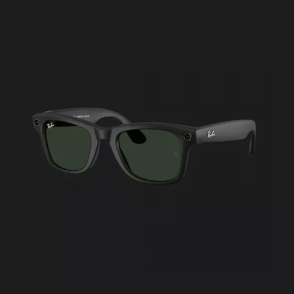 Смарт-окуляри Ray-Ban Meta Wayfarer Large Matte Black/Clear to Graphite Green Transitions (RW4008 601S1M 53-22) (L)