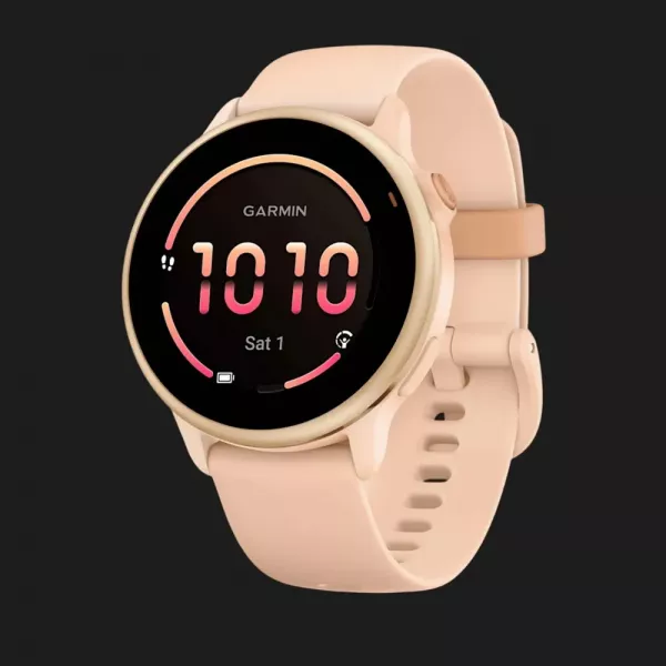 Garmin Vivoactive 6 Metallic Pink Dawn with Pink Dawn Band