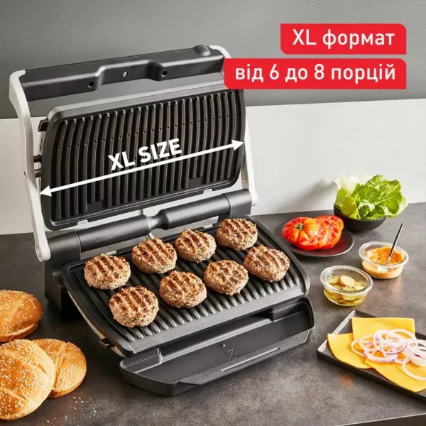 Гриль Tefal OptiGrill + XL SNACKING&BAKING GC724D12