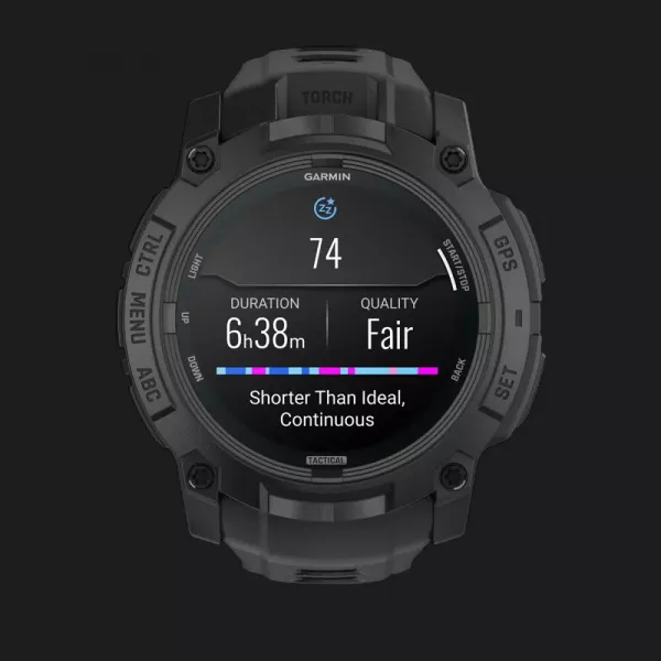 Garmin Instinct 3 50mm AMOLED Tactical Edition Black with Black Band
