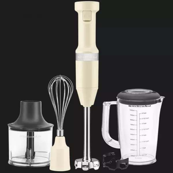 Блендер занурювальний KitchenAid з аксесуарами (Cream)