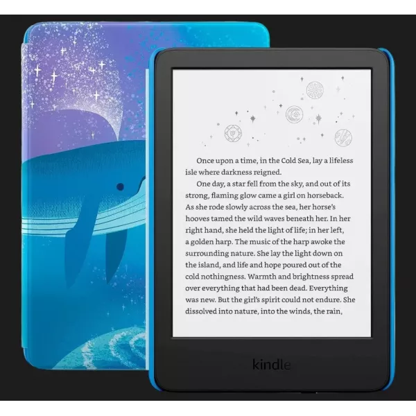 Електронна книга Amazon Kindle Kids 11th Gen (2022) (Space Whale) (Standard)