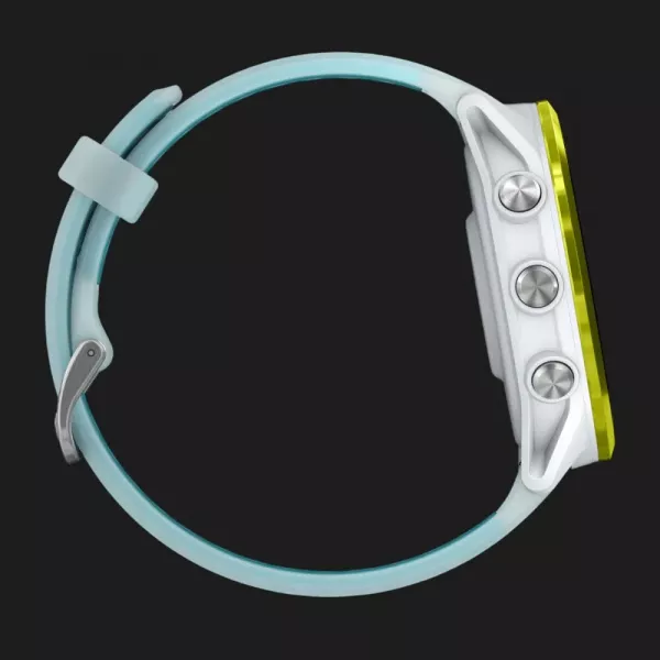 Garmin Forerunner 570 47mm Amp Yellow Aluminum with Translucent Whitestone/Turquoise Band