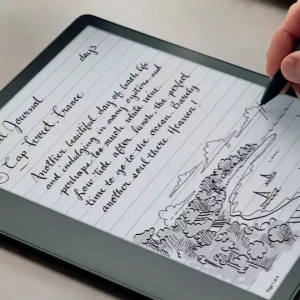 Електронна книга з підсвічуванням Amazon Kindle Scribe 32GB Premium Pen (Black) (Standard)