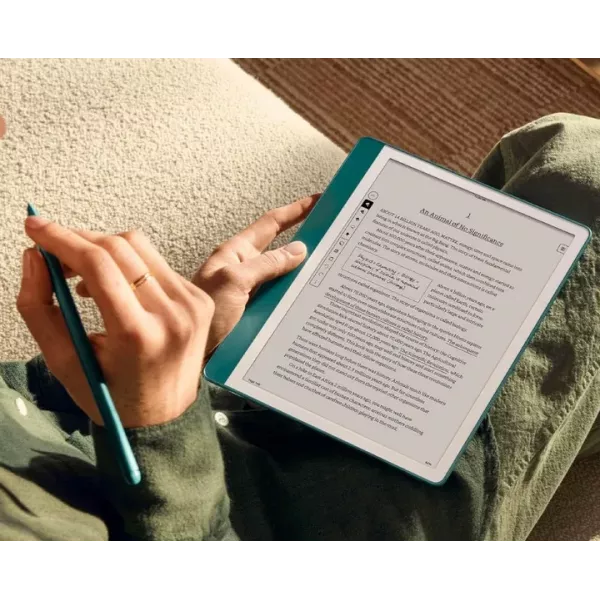 Електронна книга з підсвічуванням Amazon Kindle Scribe 64GB Premium Pen (Jade) (Standard)