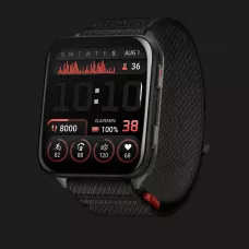 Garmin Venu X1 Black with Slate Titanium Caseback and Black ComfortFit Nylon Band (010-02980-00/02)