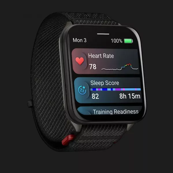 Garmin Venu X1 Black with Slate Titanium Caseback and Black ComfortFit Nylon Band (010-02980-00/02)
