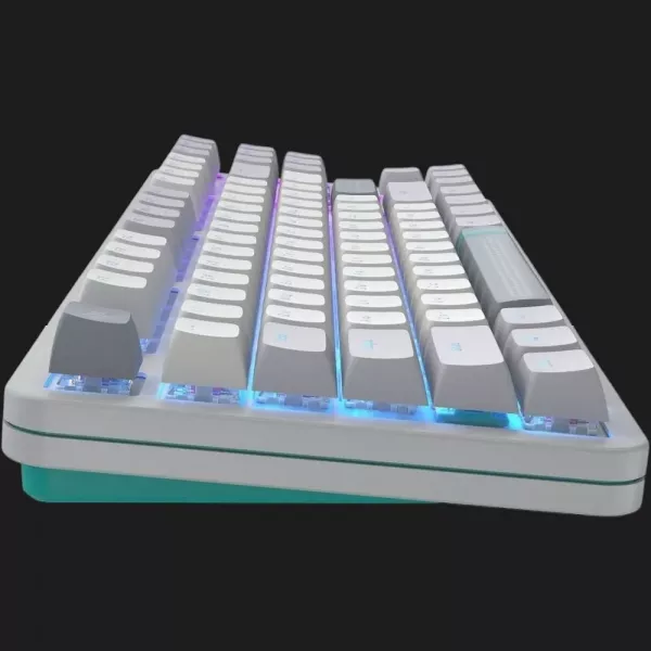 Клавіатура ігрова Dark Project ALU87 Daylight ENG/UA (White/Gray) (UA)