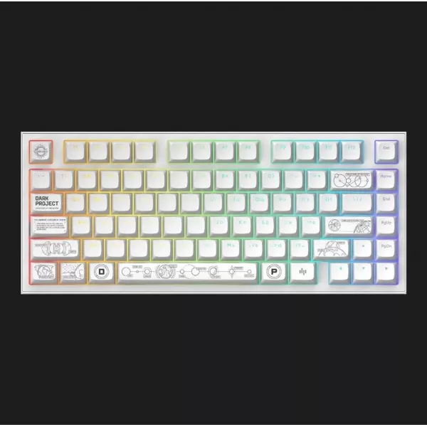 Клавіатура ігрова Dark Project ALU81 Terra Nova (White) (UA)