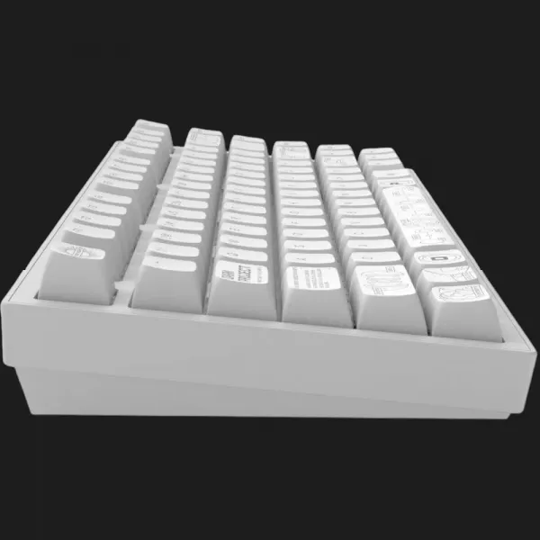 Клавіатура ігрова Dark Project ALU81 Terra Nova (White) (UA)