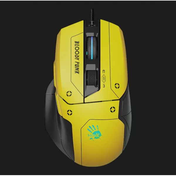 Ігрова миша Bloody W70 Max (Punk Yellow) (UA)