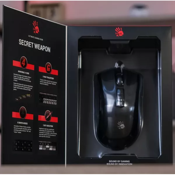 Ігрова миша Bloody W90 Max (Stone Black) (UA)