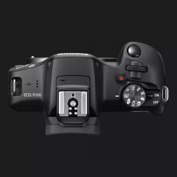 Цифровий фотоапарат Canon EOS R100 kit 18-45mm IS STM (6052C013) (Standard)