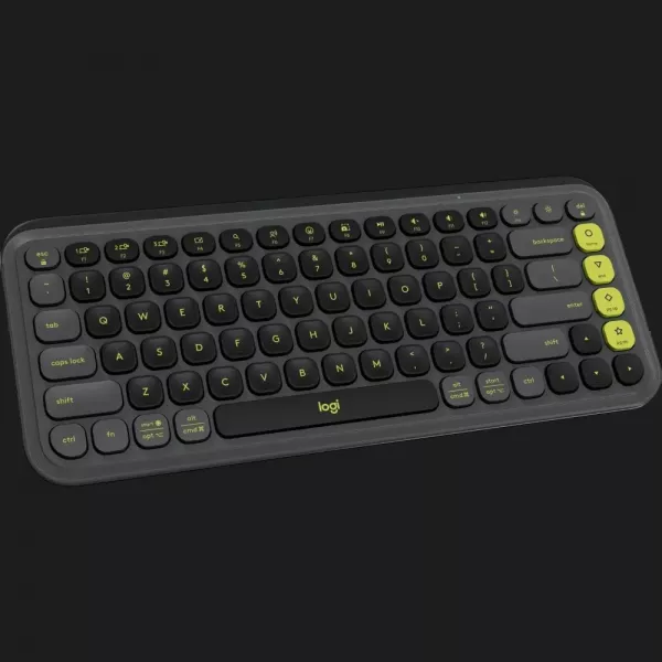 Клавіатура бездротова Logitech Pop Icon Keys (Graphite) (UA)