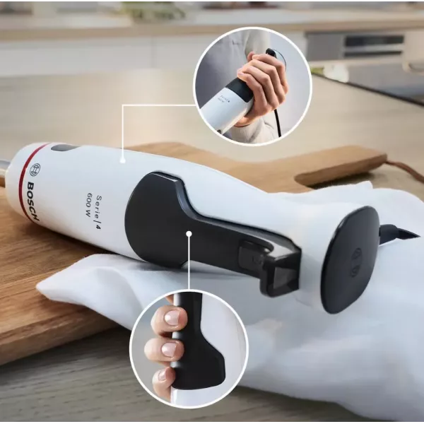 Блендер занурювальний Bosch MSM4W221 (White/Black)