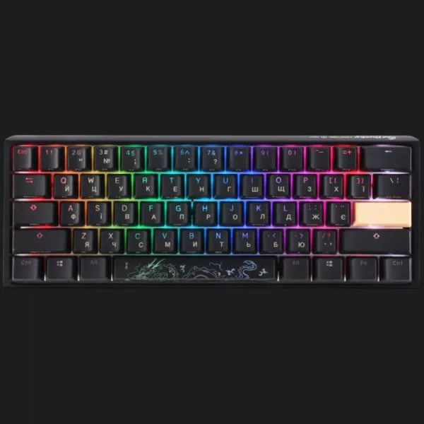 Клавіатура ігрова Ducky One 3 Mini Cherry MX Brown RGB (Black) (UA)