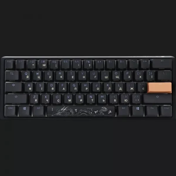 Клавіатура ігрова Ducky One 3 Mini Cherry MX Speed silver RGB (Black) (UA)