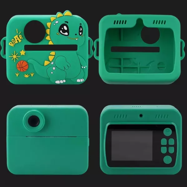 Дитяча фотокамера моментального друку DinoSnap (Green)