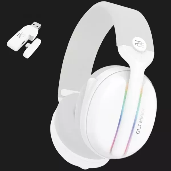 Ігрова гарнітура Proove Gaming Glimmer (APP) (White) (UA)