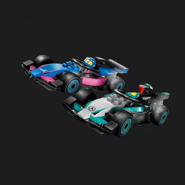 Конструктор LEGO City Гараж F1 та автомобілі Mercedes-AMG і Alpine (60444)