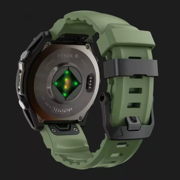 Ремінець Silicone Band Original Assembly для Garmin (QuickFit 26) (Midnight Green)