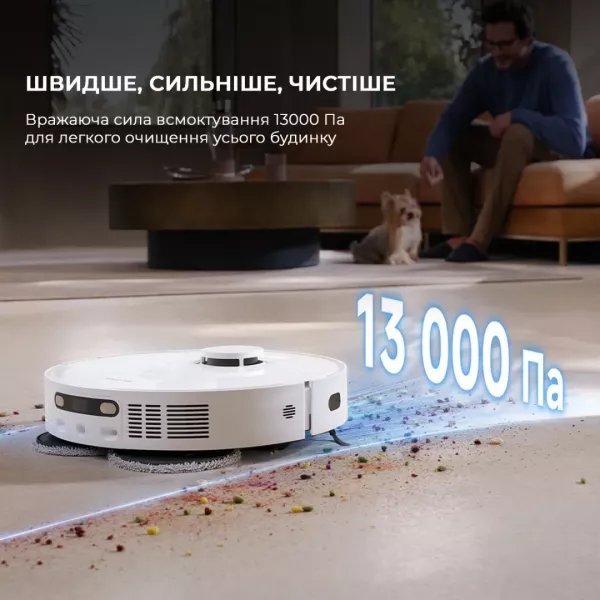 Робот-пилосос Dreame Bot D20 Ultra (White)
