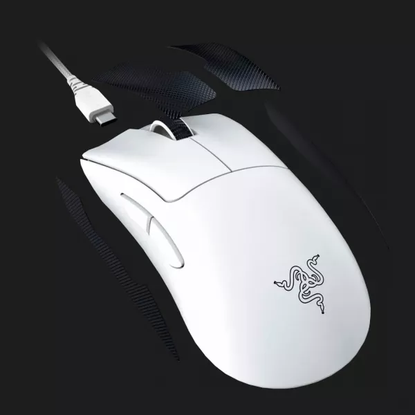 Ігрова миша Razer DeathAdder V3 Pro Wireless (White) (RZ01-04630200-R3G1) (EU)