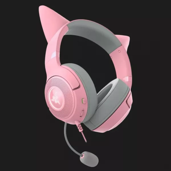 Ігрова гарнітура RAZER Kraken Kitty V2 (Quartz) (RZ04-04730200-R3M1) (Standard)