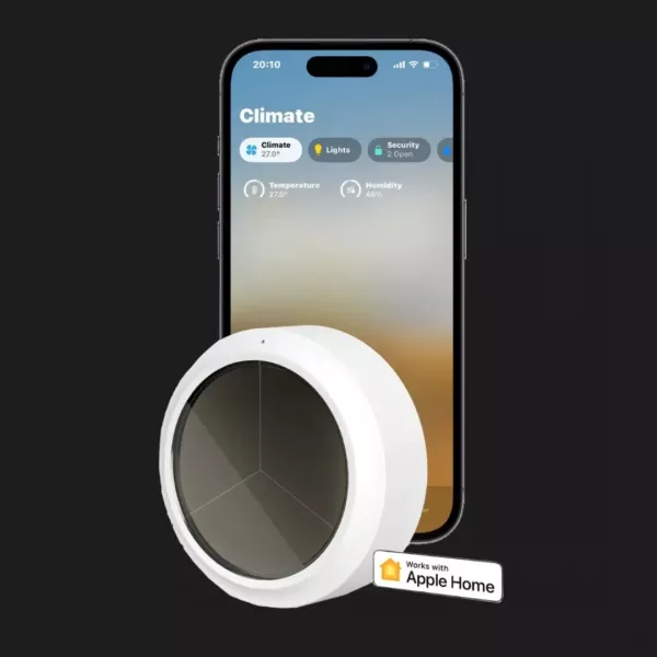 Розумний датчик температури та вологості з хабом Meross MS100FHHK-EU (White)