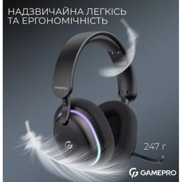 Ігрова гарнітура Gamepro Asgard Bragi (HSW250B) (Black) (UA)