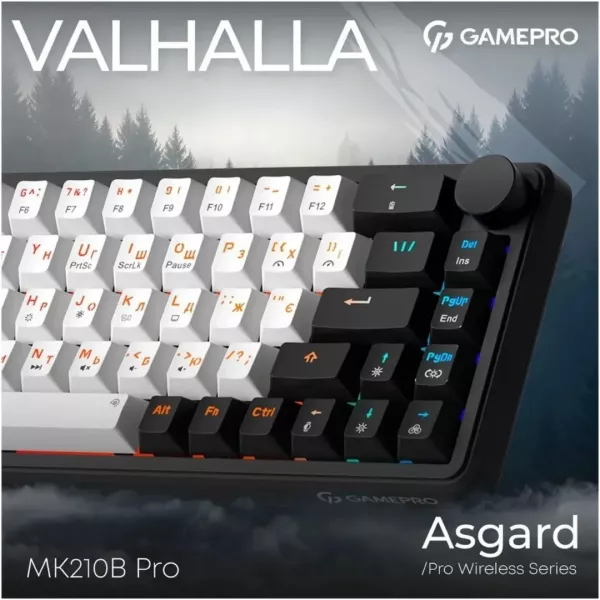 Клавіатура GamePro Asgard Valhalla (MK210B Pro) (Black) (UA)