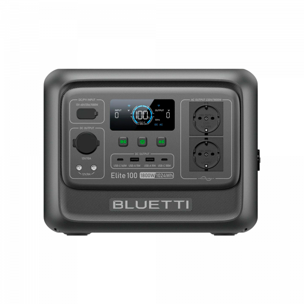 Зарядна станція BLUETTI Elite 100 V2 (P-EL100V2-EU-GY-BL-010)