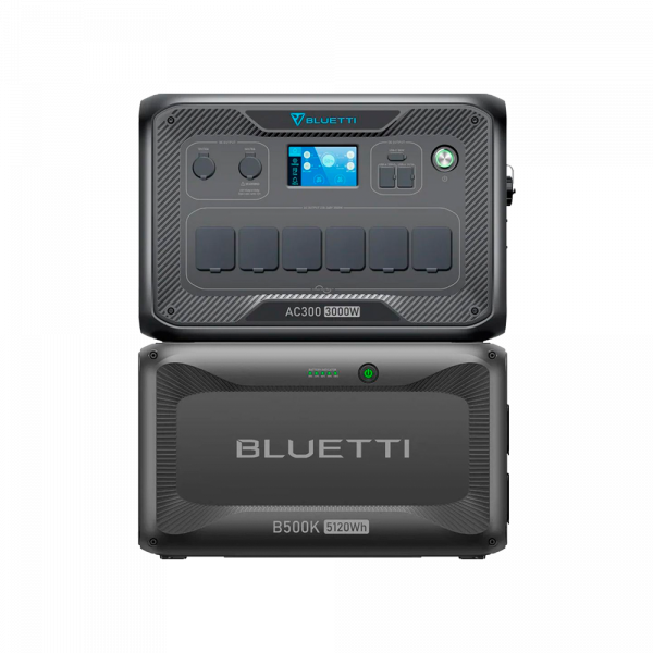 Комплект зарядної станції BLUETTI AC300 + battery module B500K