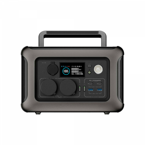 Зарядна станція Allpowers R600 Black (R600-BLACK-US)
