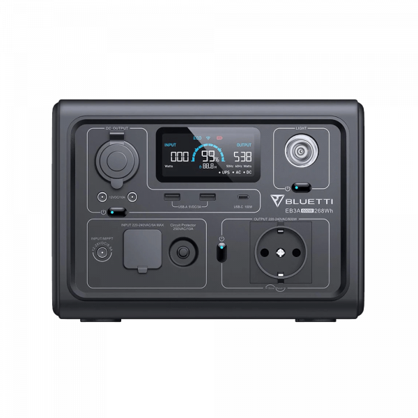 Зарядна станція BLUETTI EB3A Portable Power Station (PB930784) 600W 268Wh